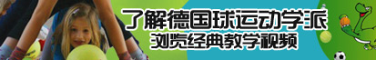 骚货～嗯～了解德国球运动学派，浏览经典教学视频。